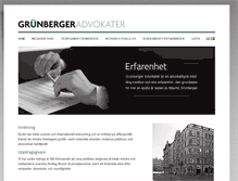 Tablet Screenshot of grunberger.se